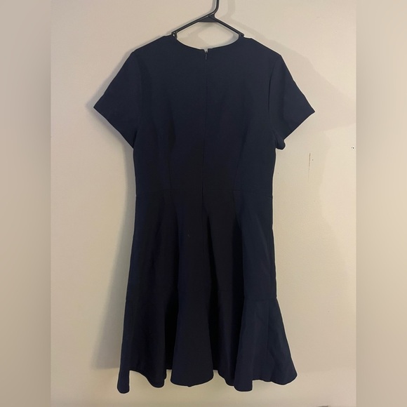 Banana Republic Navy Blue Short Sleeve Dress Size 14 - Picture 7 of 9
